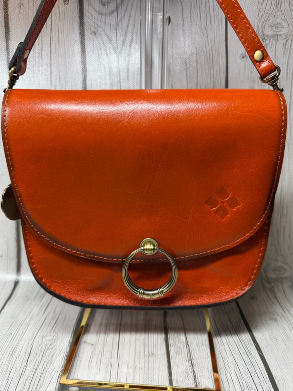 PRE LOVED Patricia Nash Bettina Crossbody Saddle bag